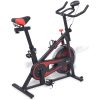 Motionscykel med pulsmätare svart och röd vidaXL – miniatyr 1