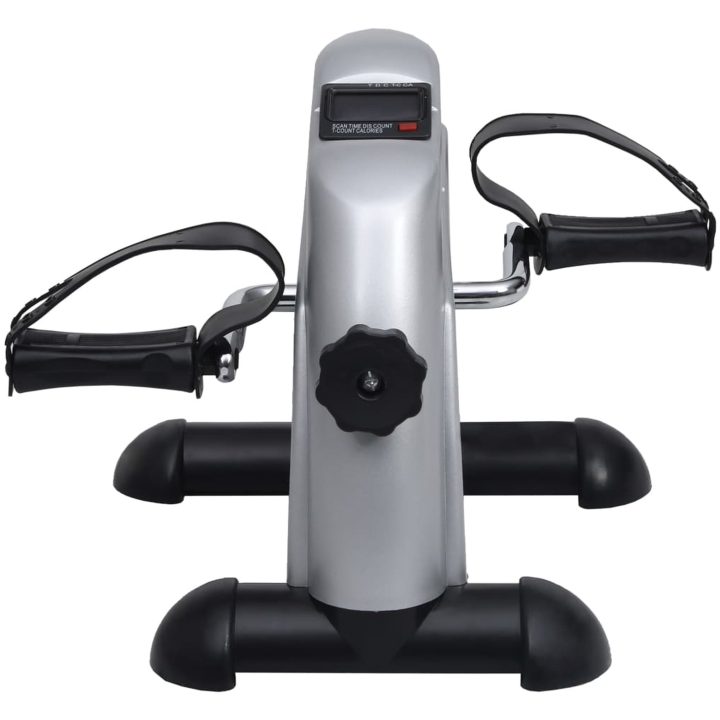 Motionscykel mini med svänghjul i plast silver vidaXL – bild 2