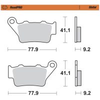 Moto-Master, Bromsbelägg RoadPRO Sinter, BAK, KTM 22-24 250 Adventure, 25 250 ADVENTURE/390 ADVENTURE, 20-24 390 Adventure, 14-16 690 Enduro R, Yamaha 20-25 TÉNÉRÉ 700, Husqvarna 16-25 701 ENDURO, GasGas 22-25 ES 700, BMW 24-25 F 900 GS Adventure, TRI