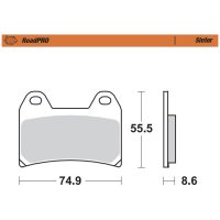 Moto-Master, Bromsbelägg RoadPRO Sinter, FRAM, KTM 17-19 1090 ADVENTURE, 13-16 1190 ADVENTURE, 15-25 1290 ADVENTURE, 19-20 790 ADVENTURE, 23 790 ADVENTURE, 21-25 890 ADVENTURE