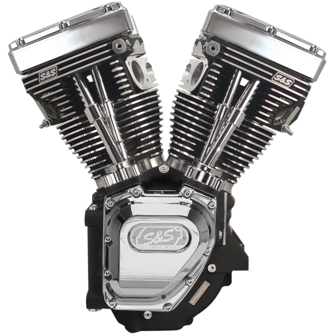 Motor T-Series Long Block High Compression Svart S&S Cycle Motor