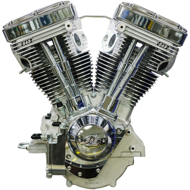 Motor V-Series V111 Long Block Svart S&S Cycle – bild 3