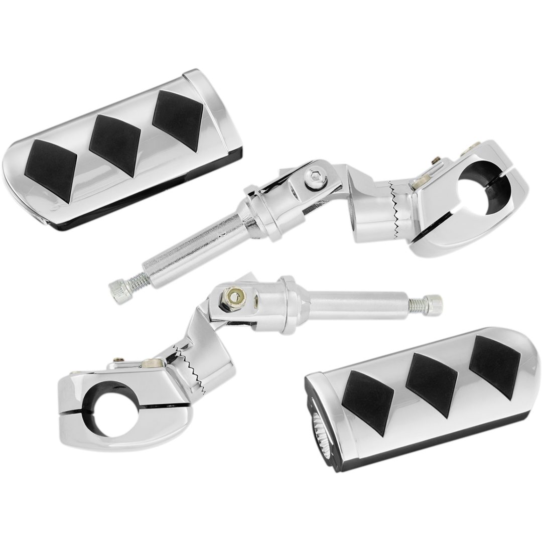 Motorbåge Diamond Svart/Krom SHOW CHROME