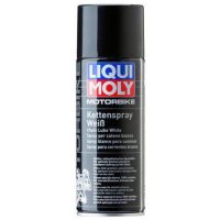 Motorbike Kedjespray vit 400ml Hel kartong = 12st