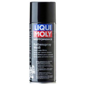 Motorbike Kedjespray vit 400ml Hel kartong = 12st