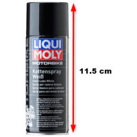 Motorbike Kedjespray vit 50ml Hel kartong = 24st