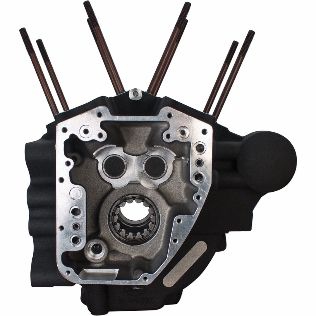 Motorblock Twin Cam 4.125" Bore S&S Cycle Svart