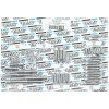 Motorbultset Krom Silver DRAG SPECIALTIES – miniatyr 2