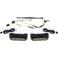 Motorcykel Led-lampor Dynamic Amber/White Engine Guard Rök/Svart CUSTOM DYNAMICS
