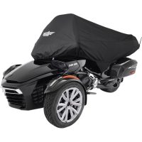 Motorcykelhalvskydd Svart Polyester ULTRAGARD