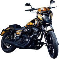 Motorcykelkraschbåge Svart HEINZ BIKES