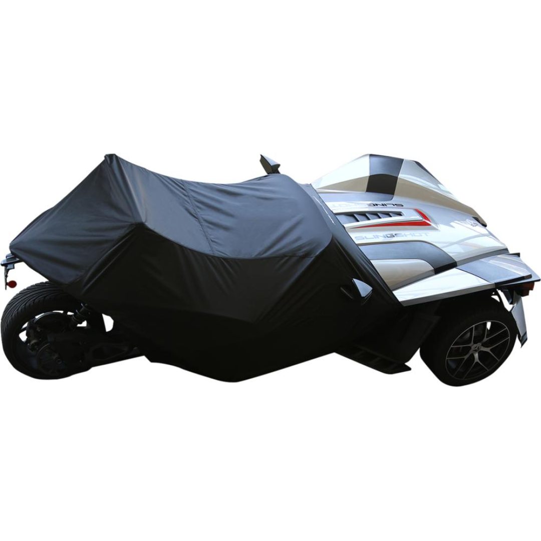 Motorcykelöverdrag Defender Extreme Svart Polyester NELSON-RIGG Skydd