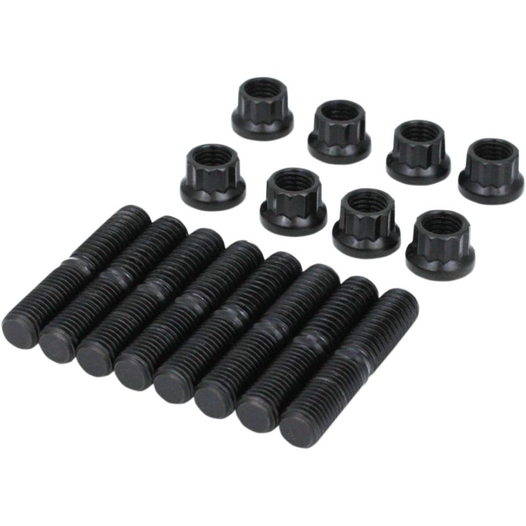 Motordelar Rocker Arm Shaft Stud & Nut Kit Svart FEULING PARTS