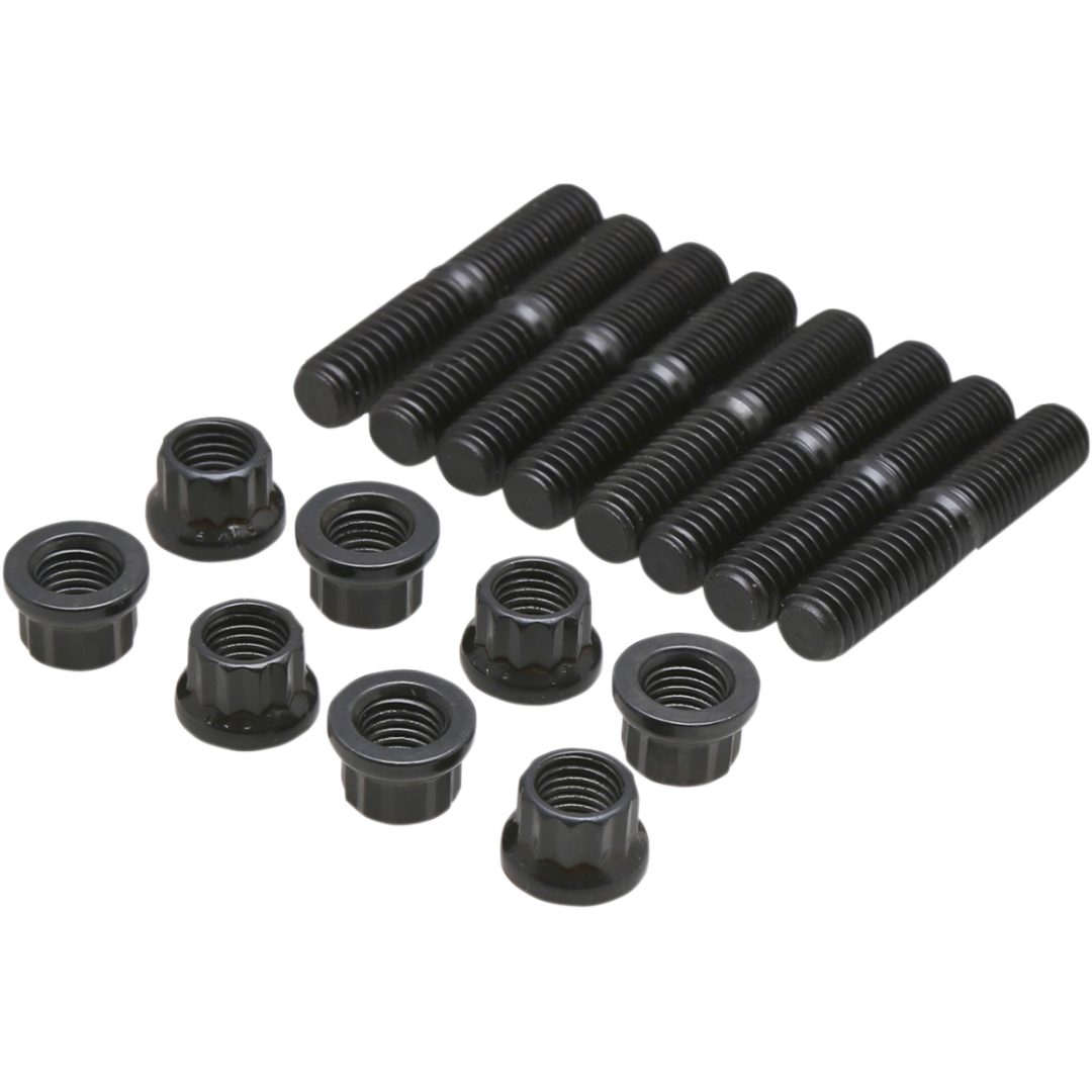 Motordelar Rocker Arm Shaft Stud & Nut Kit Svart Oxid KIBBLEWHITE