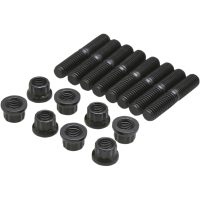 Motordelar Rocker Arm Shaft Stud & Nut Kit Svart Oxid KIBBLEWHITE