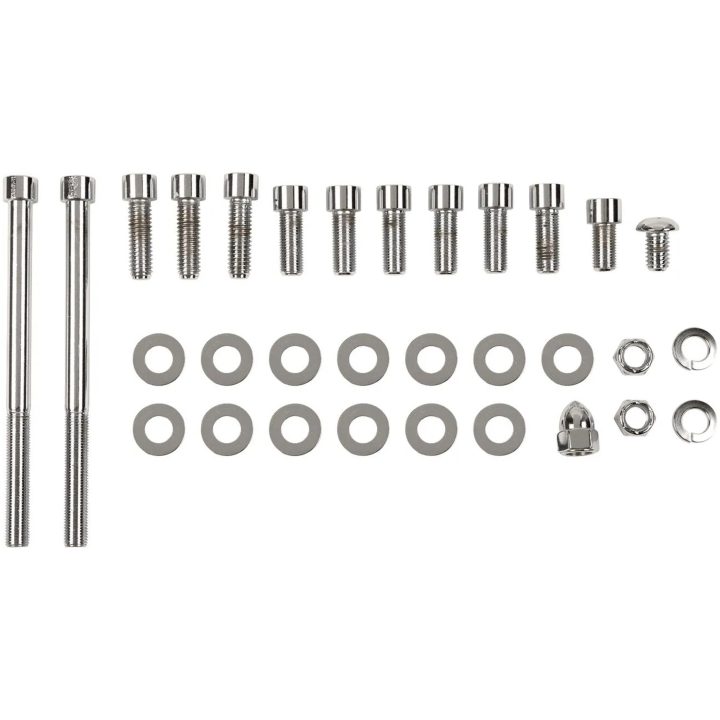Motorfästebultset Krom Silver DRAG SPECIALTIES – bild 3
