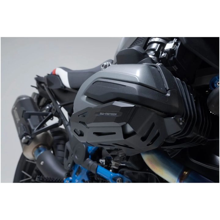 Motorgard Aluminium Svart SW-MOTECH Skydd – bild 5