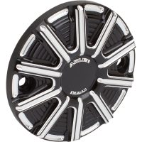 Motorkåpa 10 Gauge Svart Anodiserad/slipad ARLEN NESS