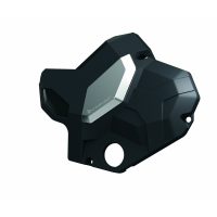 Motorkåpa Koppling Svart/silver POLISPORT