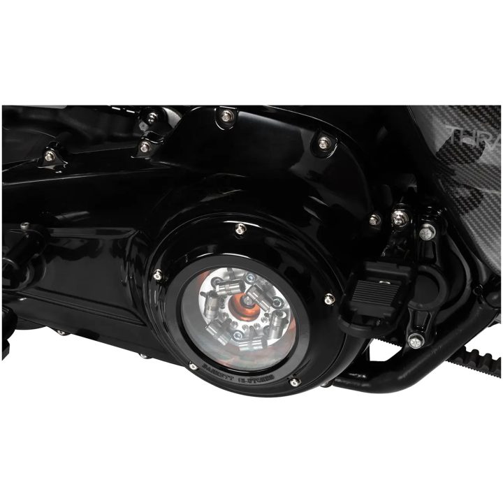 Motorkåpa OEM Scorpion Aluminium Clear / Svart BARNETT – bild 5