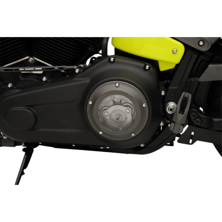Motorkåpa OEM Scorpion Aluminium Clear / Svart BARNETT Derbykåpa – bild 2