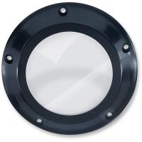 Motorkåpa OEM Scorpion Aluminium Clear / Svart BARNETT