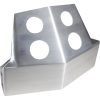 Motorkåpa Silver Aluminium SPEED MERCHANT Hasplåt – miniatyr 1
