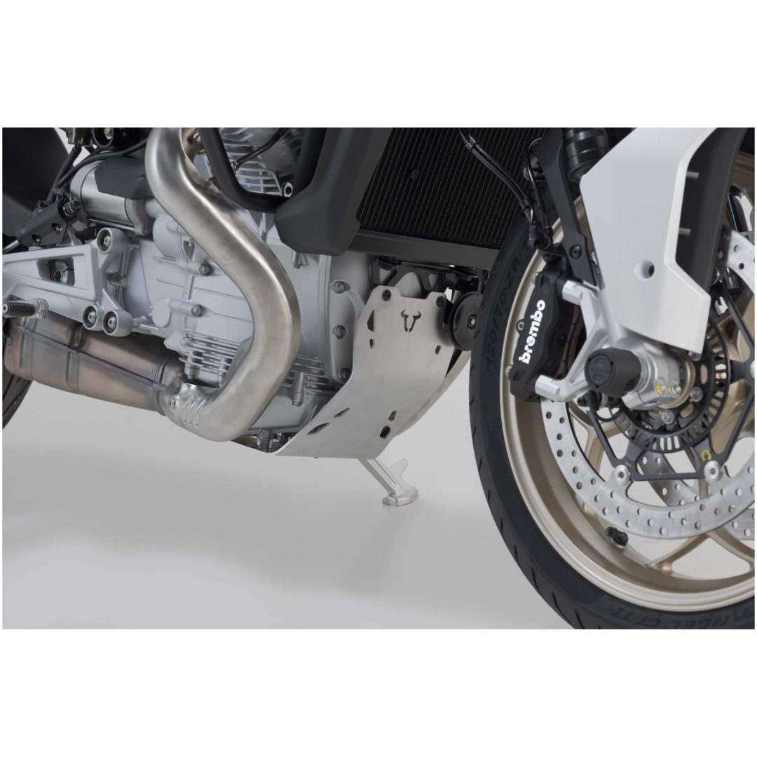 Motorkåpa Silver Aluminium SW-MOTECH Engine guard – bild 6