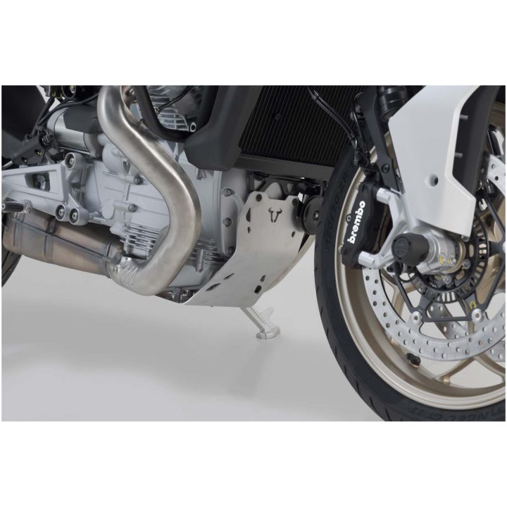 Motorkåpa Silver Aluminium SW-MOTECH Engine guard – bild 6