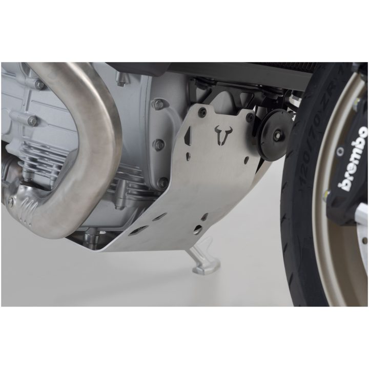 Motorkåpa Silver Aluminium SW-MOTECH Engine guard – bild 5