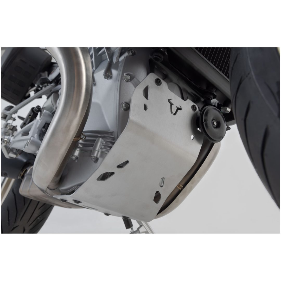 Motorkåpa Silver Aluminium SW-MOTECH Engine guard – bild 4