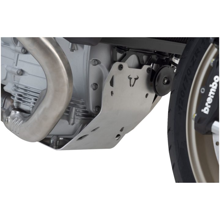 Motorkåpa Silver Aluminium SW-MOTECH Engine guard – bild 2