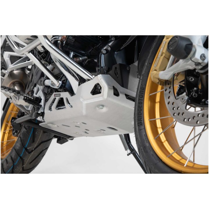 Motorkåpa Silver Aluminium SW-MOTECH Engine guard – bild 2