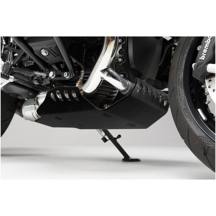 Motorkåpa Svart Aluminium SW-MOTECH Engine guard – bild 3