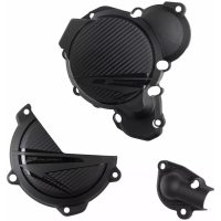 Motorkåpa Svart Plastic POLISPORT