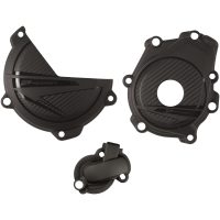 Motorkåpa Svart Plastic POLISPORT