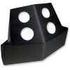 Motorkåpa Svart Pulverlackerad Aluminium SPEED MERCHANT SKID PLATE 06-14 FXD BLK – miniatyr 1