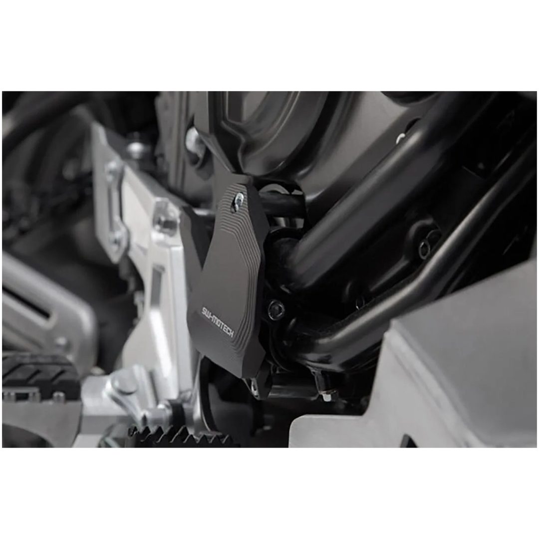 Motorkåpa Vattenpump Svart Aluminium SW-MOTECH Skydd – bild 3