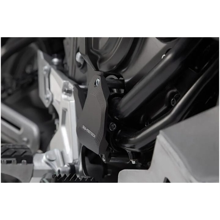 Motorkåpa Vattenpump Svart Aluminium SW-MOTECH Skydd – bild 3