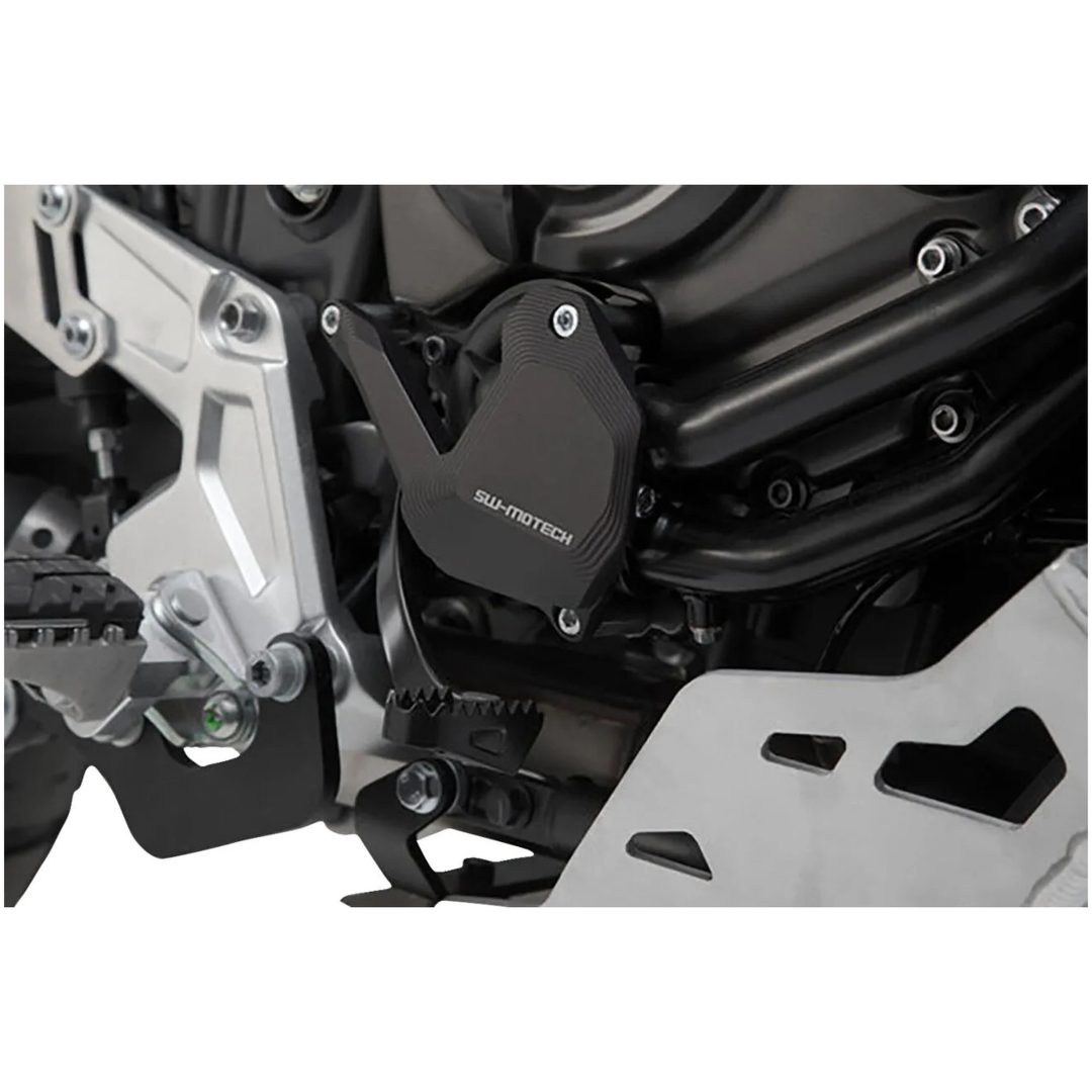 Motorkåpa Vattenpump Svart Aluminium SW-MOTECH Skydd