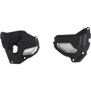 Motorkåpor Kit Svart Clutch/generator POLISPORT
