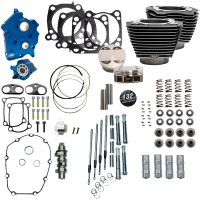 Motorkit Power Package 132" Big Bore Svart Granite S&S CYCLE