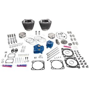 Motorkit Power Package 132" Big Bore Svart Granite S&S CYCLE