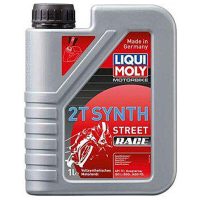Motorolja 2T Synth Street Race 1 liter Hel kartong = 6st / 1l