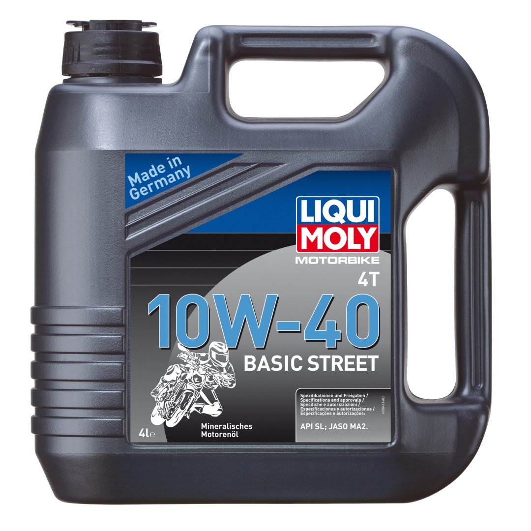 Motorolja 4-Takt Mineral 10W-40 Basic Street LIQUI MOLY 1 liter – bild 2