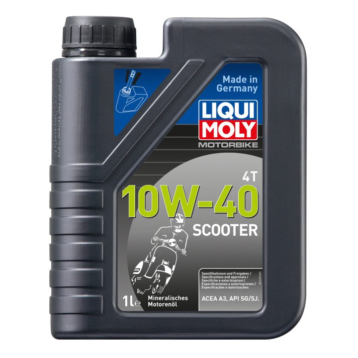 Motorolja 4-Takt Mineral 10W-40 Scooter LIQUI MOLY 1 liter – bild 2