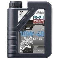 Motorolja 4T 10W-40 Street 1 liter Hel kartong = 6st / 1l