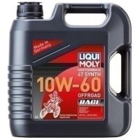 Motorolja 4T syntetisk 10W-60 Offroad Race 4 liter Hel kartong = 4st / 4l