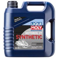 Motorolja Snöskoter syntetisk 2T 4 liter Liqui Moly 2-T 4L kartong 4st