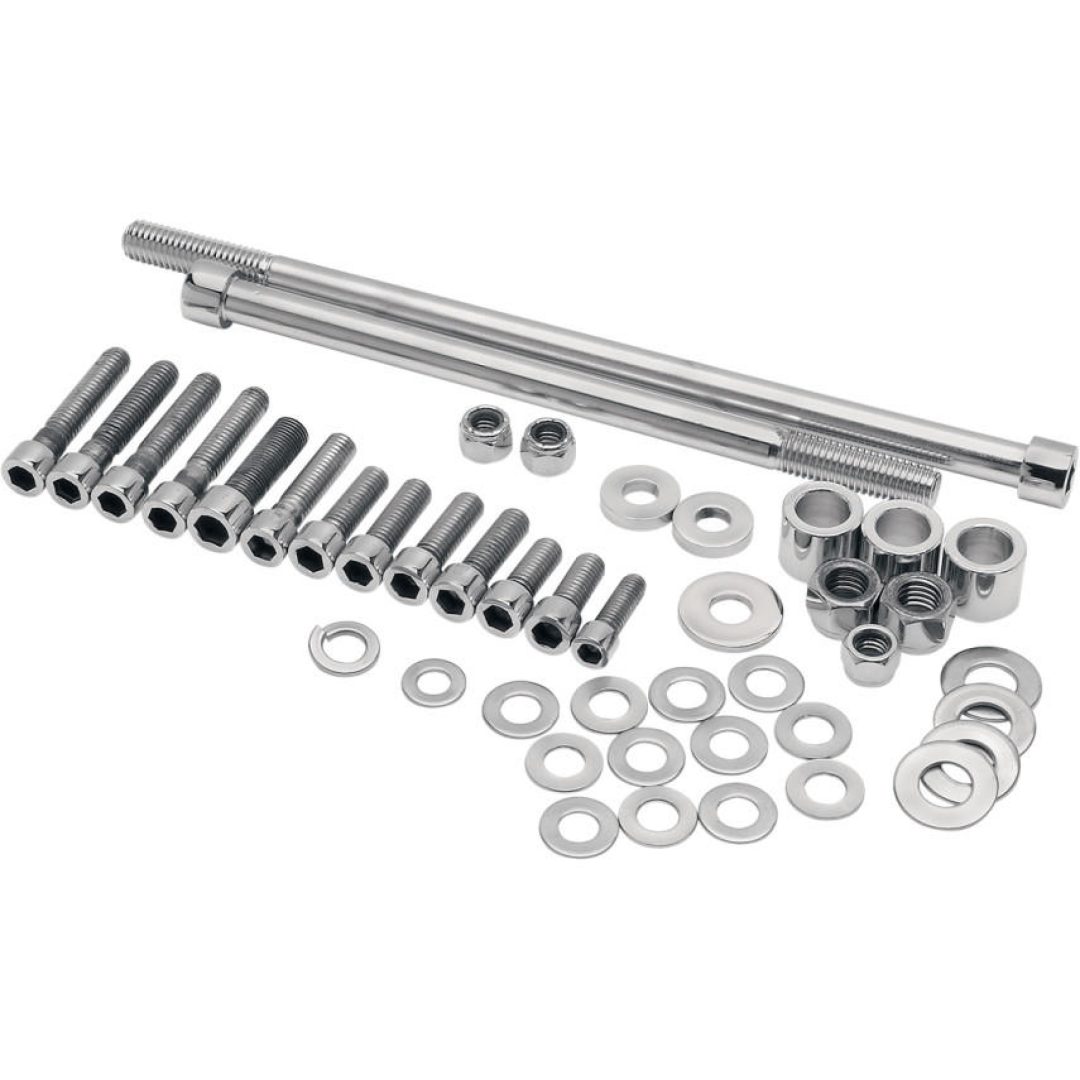 Motorset Big Twin Rostfritt Stål Silver GARDNER-WESTCOTT